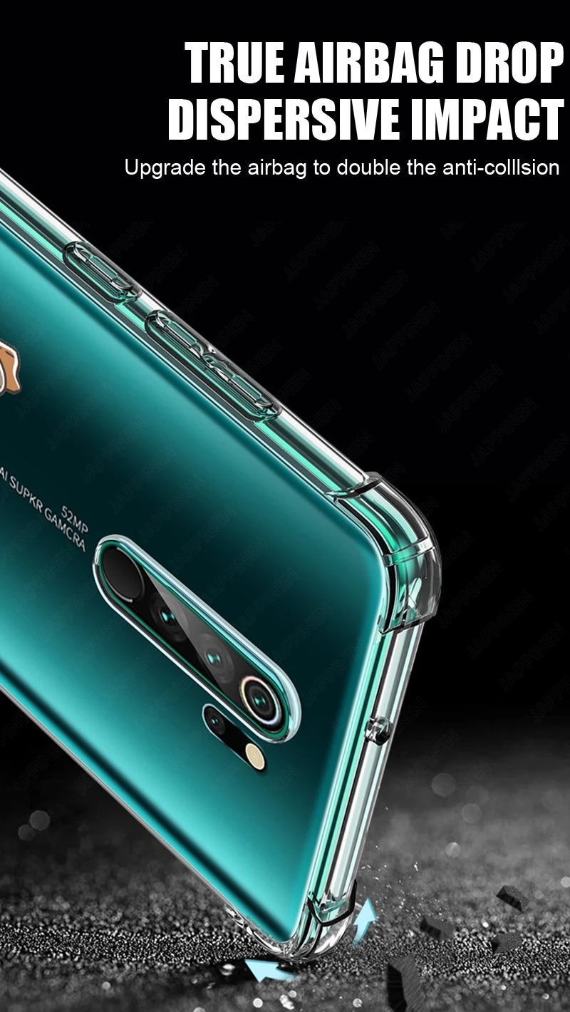 Защитный чехол для подушки безопасности красный mi 6 7 7a note 6 7 8t 10 Pro Мягкий силиконовый чехол из ТПУ для Xiao mi 8 mi 8se mi 9 mi 9se Lite Funda