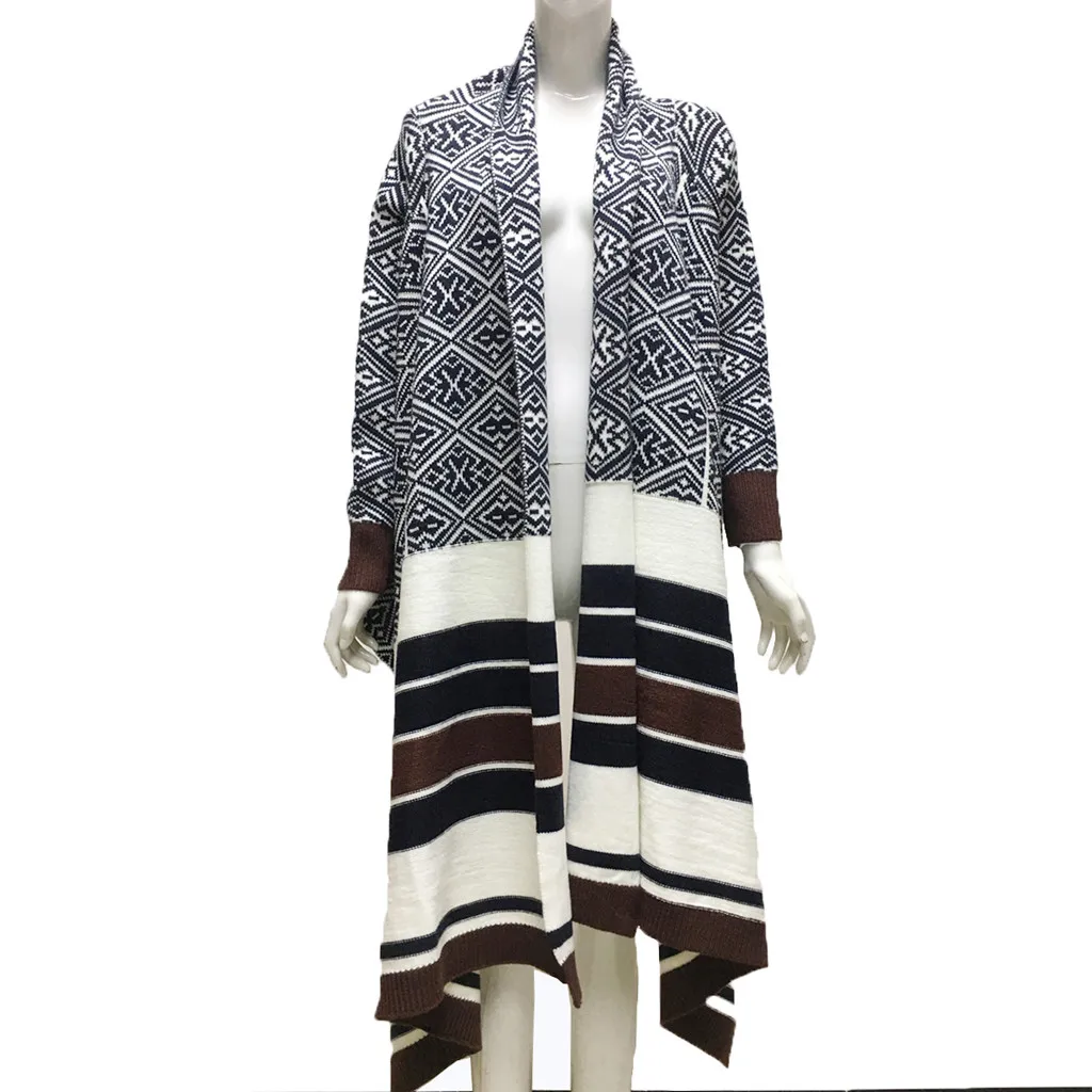 

Women Ladies Winter long Sleeve Casual Loose Knitted Sweater Jumper Coat Tops Female Cardigan pull femme 2019 x826