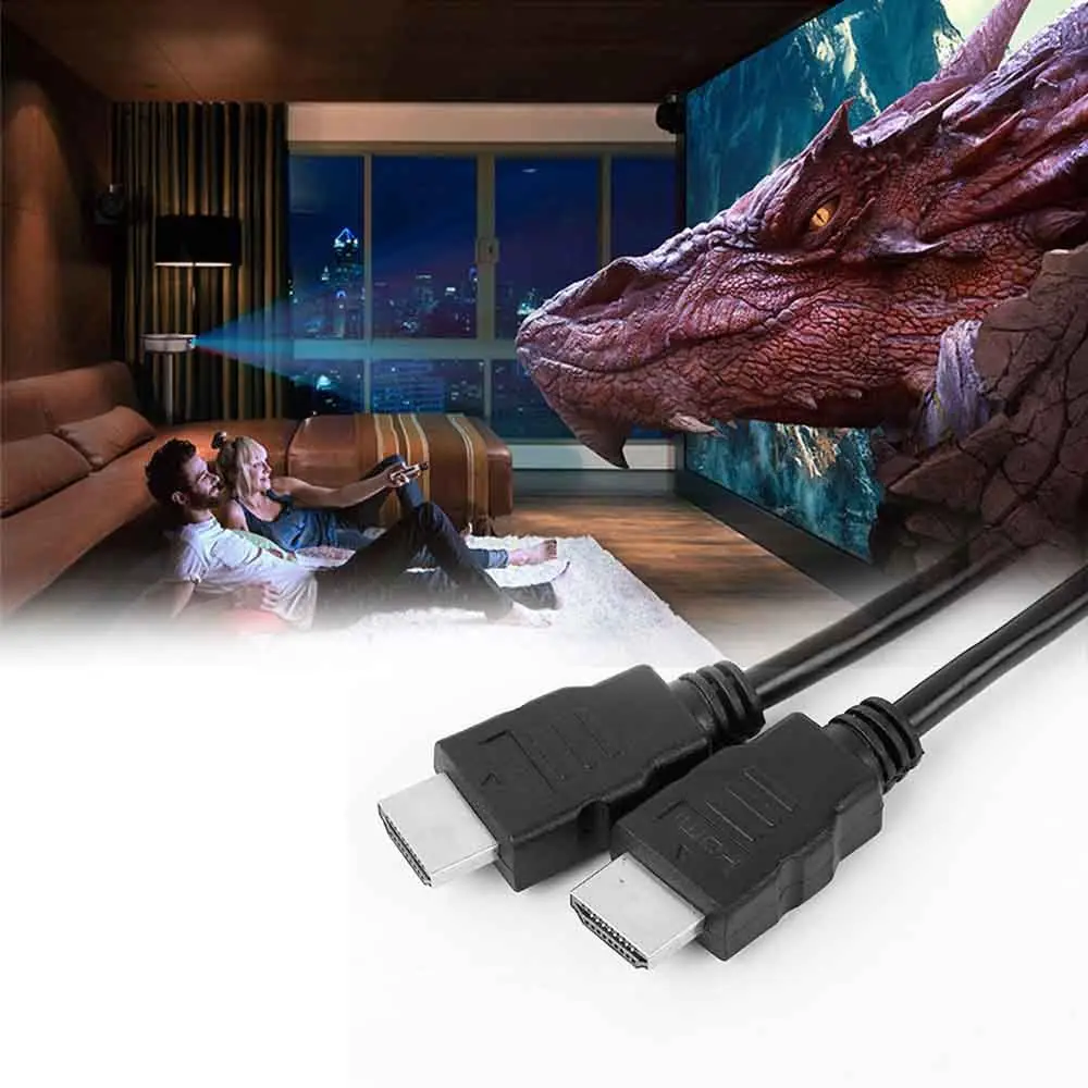 1080P 18 м PC TV для PS3/4/4 Pro Nintendo проектор HDMI кабель адаптер 20 штекер-штекер аудио видео