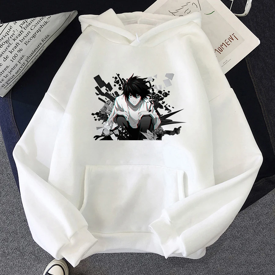 Толстовка мужская с японским аниме Death Note свитшот капюшоном худи принтом Миса Рюк