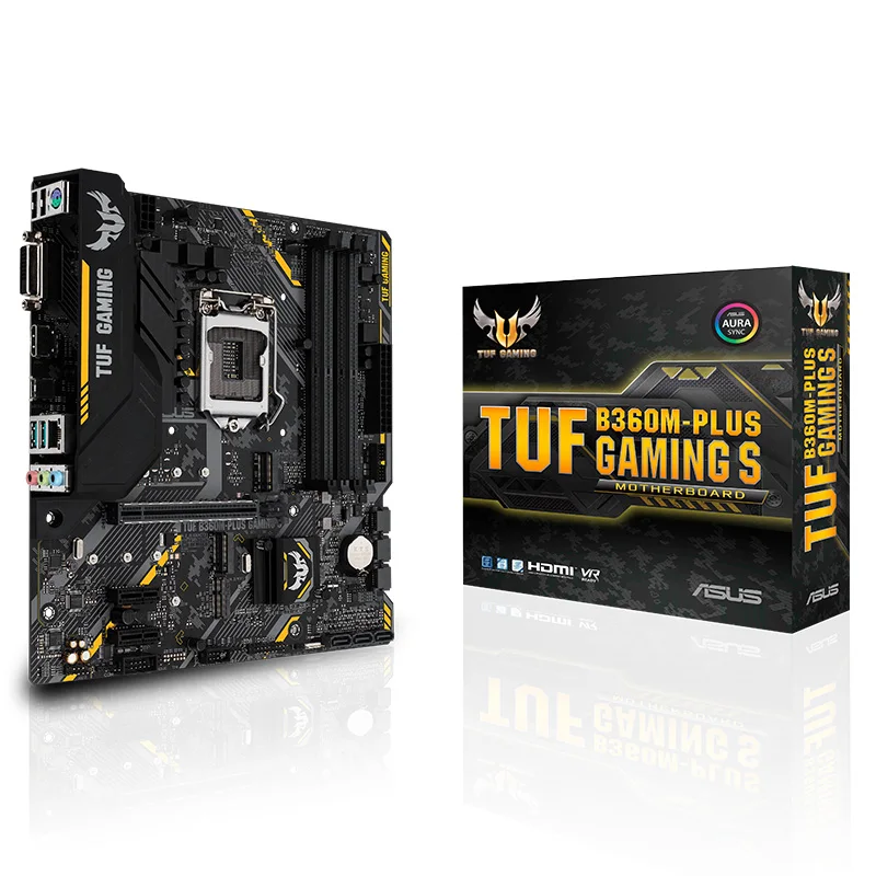 ASUS TUF B360M-PLUS GAMING S материнская плата Intel LGA1151 B360 чипсет DIMM DDR4 поддержка i7 8700K 8500 cpu