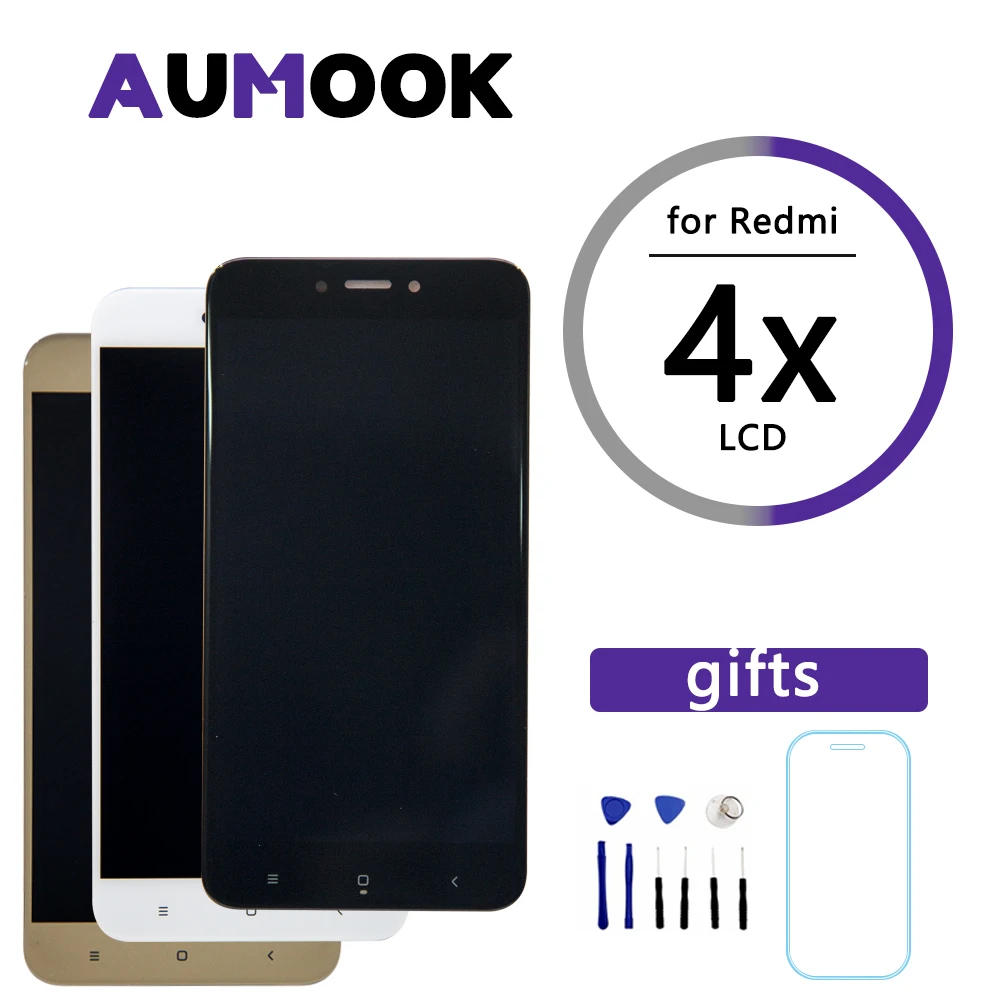 Сменный сенсорный ЖК экран 5 0 дюйма для XIAOMI Redmi 4X|Экраны мобильных телефонов| |