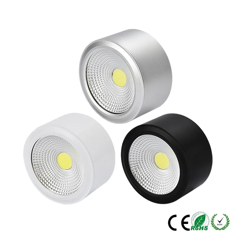 

Surface Mounted Downlight 6W 10W 14W 20W Dimmable cob downlight AC110/220V led ceiling light spot light with Driver