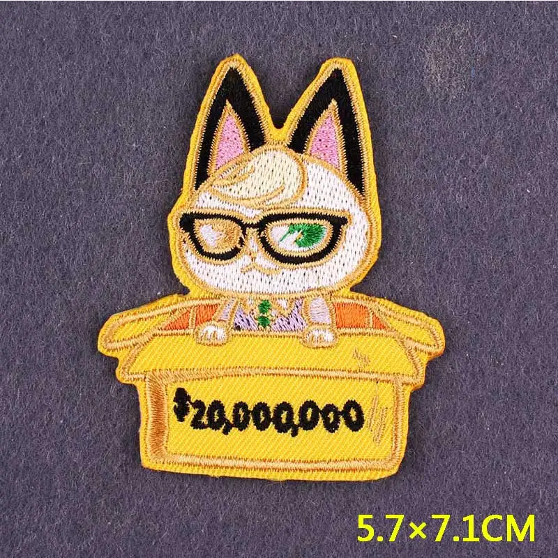 Fiber Anime Things Embroidered Patches For Clothing Cute Cartoon Iron On Patches On Clothes Howl and His Moving Castle Clothes Stripes dressmaking material shops near me