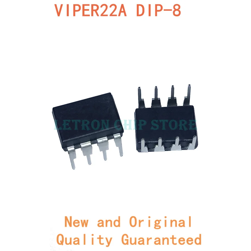 

Новый и оригинальный чипсет IC VIPER22A DIP8 VIPER22 DIP-8 DIP, 10 шт.