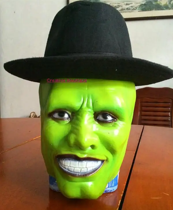 2020 Хэллоуин Джима Карри фильмы костюмная маска косплей для взрослых маскарадное