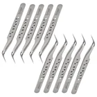 10x электроники пинцеты антистатические точность нержавеющая сталь SMD BGA SMT телефон ремонт ручной инструмент наращивание ресниц инструменты оптовая продажа ZM56