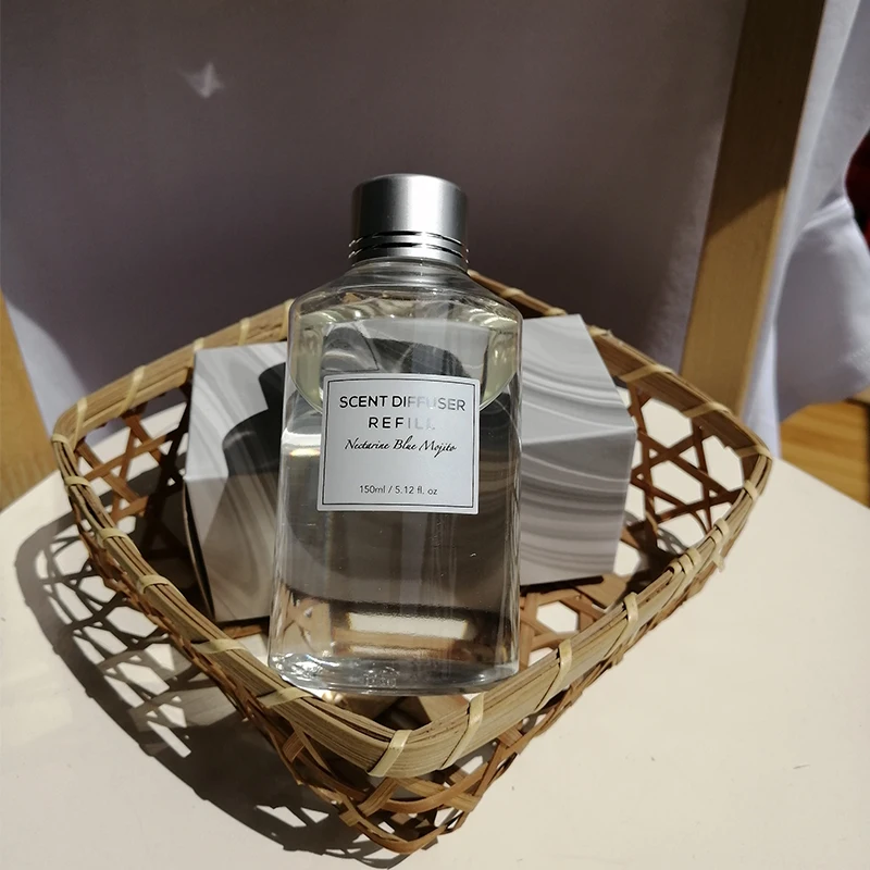 150 мл ароматическое масло для дома Reed Diffuser Replenisher Aroma Essential osmantus Petit Cherie Nectarine Blue Mojito