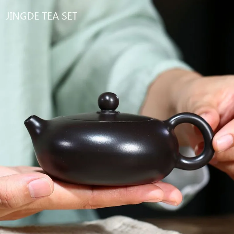 

Yixing Boutique Tea Pots Purple Clay Bian Xi Shi Teapot Beauty Kettle Handmade Teaware Tie Guanyin Chinese Tea Ceremony 180ml