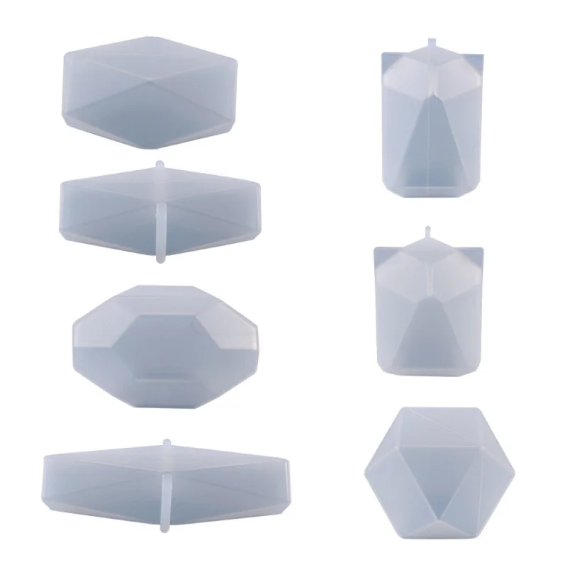 

Creative Rhombus Crystal Stone Building Block Silicone Mould DIY Handmade Making Crafts Home Decor
