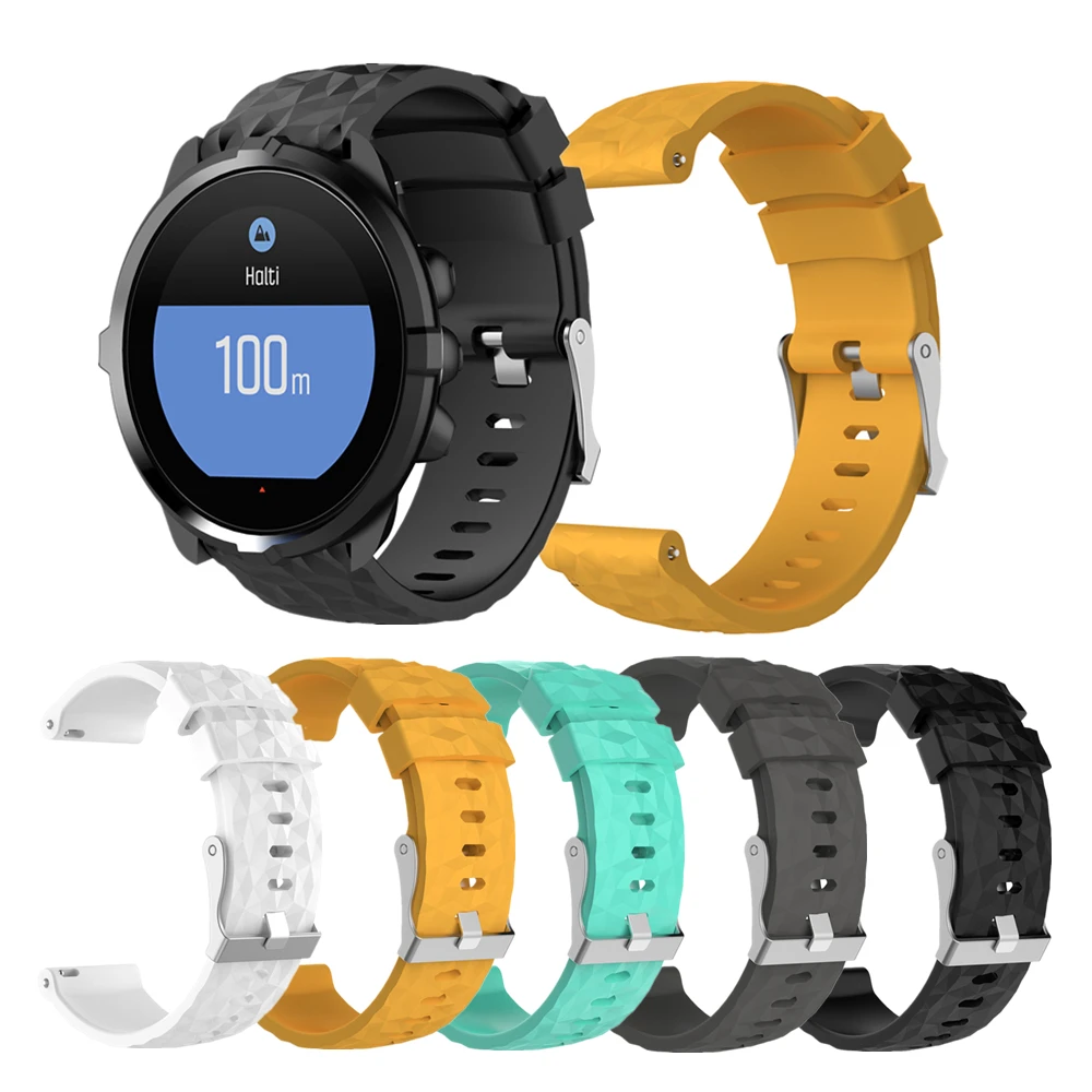 

Ремешок силиконовый сменный для Suunto9 Suunto 7 D5I подача Suunto Spartan, спортивный браслет для смарт-часов HR Baro