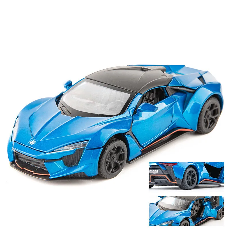 Изысканная модель спортивного автомобиля Lyken 1:32 из сплава с имитацией под