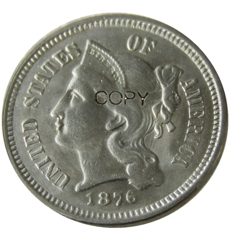

US 1876 Three Cent Nickel Copy Coin