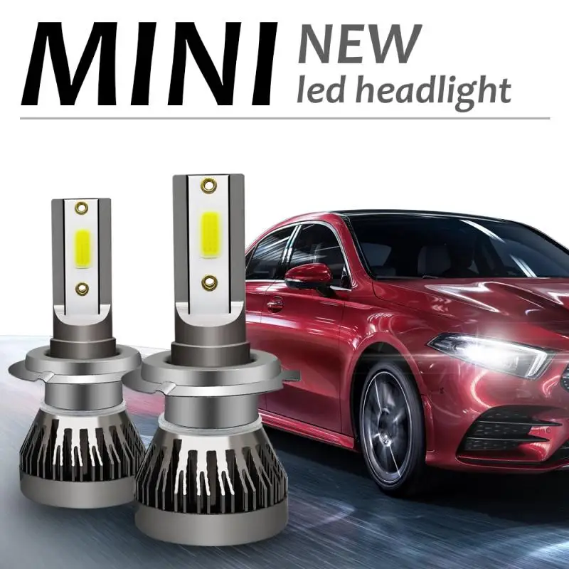 1 шт. автомобильная светодиодная лампа H7 6000 К 120 Вт лм|Передние LED-фары для авто| |