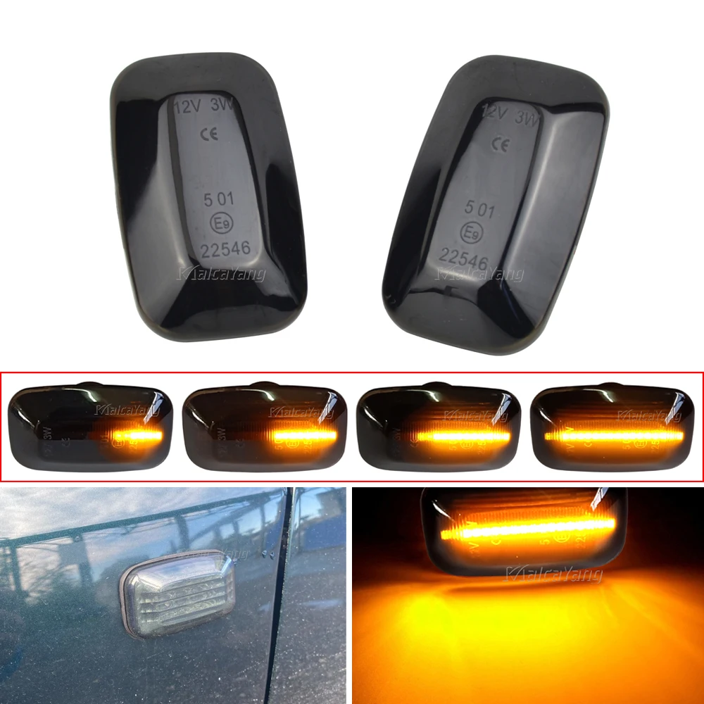 

1 Set Car LED Side Marker Turn Signal Light for Toyota Landcruiser 70 80 100 Series