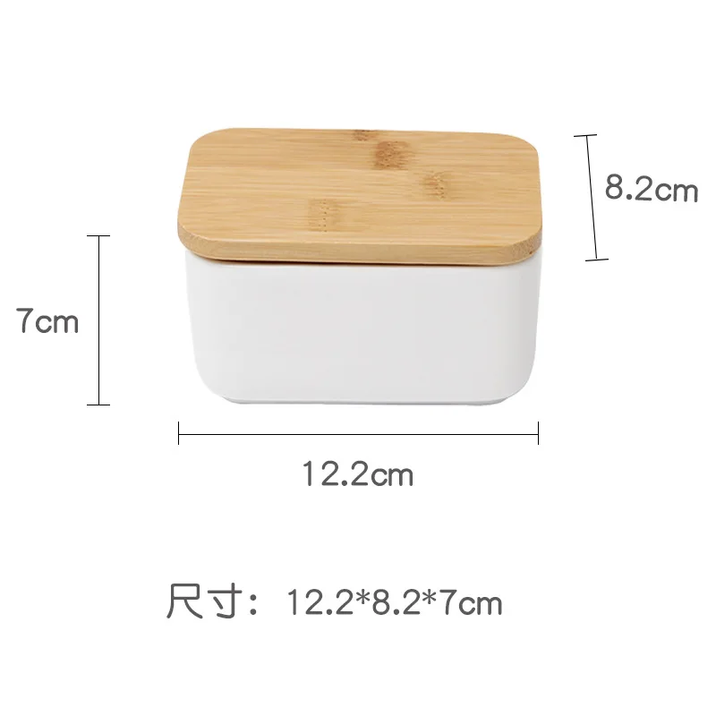 

Multi-style and multi-capacity sealed cans with bamboo lids household storage cans