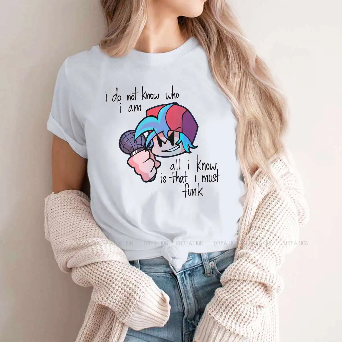 

Футболка для девушек с надписью «пятница ночь»