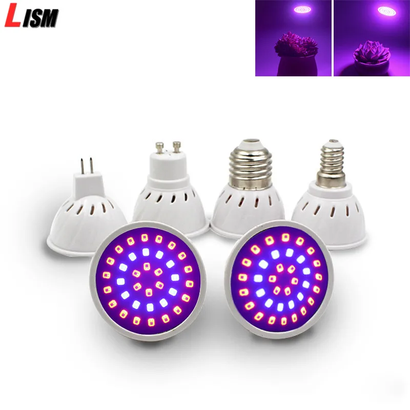 Светодиодная лампа полного спектра для выращивания растений 110 В 220 В|Фитолампы| |