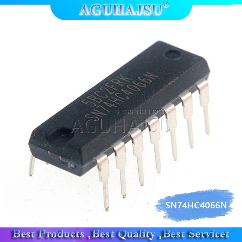 10 шт. SN74HC4066N DIP14 SN74HC4066 DIP 74HC4066N 74HC4066 Новый и оригинальный IC|ic dip|dip ic |