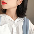 Корейские модные украшения для женщин, милые и романтичные маленькие круглые серьги с лунным камнем, 2022 темпераментные милые серьги с холодным ветром