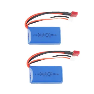 Аккумулятор для планшетов, планшетов управления, запасные части для радиоуправляемых грузовиков, 7,4 В, 1400 мАч, литиевая батарея 25c, 103052, 1400 мАч, 7,4 В