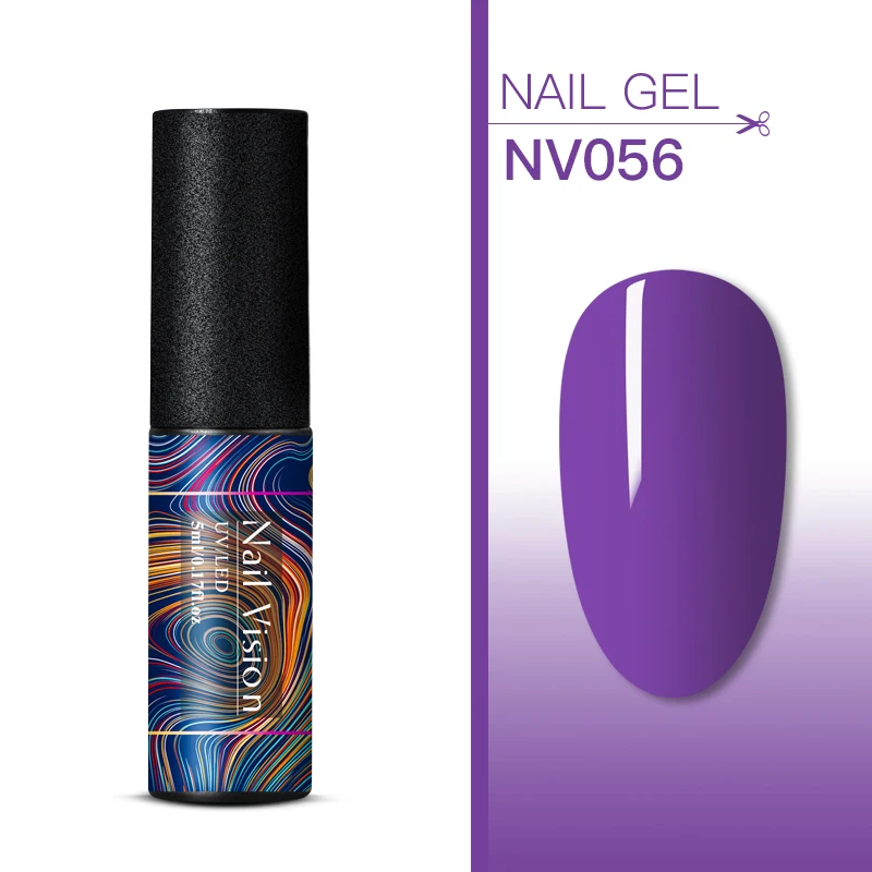 S06651 Nail Vision, 176 цветов, чистый цвет, набор гель-лаков, UV Vernis, полуперманентный, впитывающий, 5 мл, Гель-лак для ногтей, маникюра - Цвет: S06651