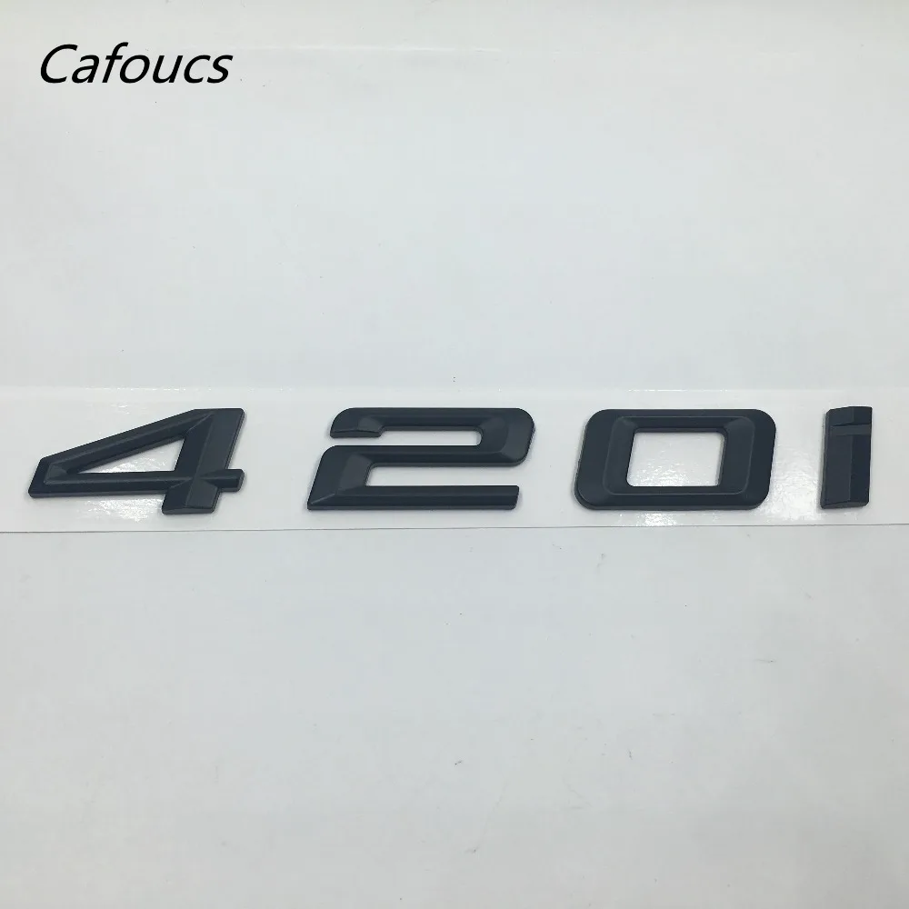 Черный ABS 420i 428i 430i 435i 440i эмблемы значки наклейки с буквами для BMW 4 Series F32 F33 F36