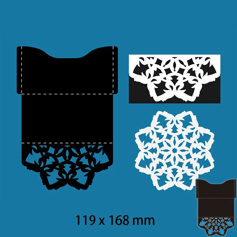 

Cutting Dies Creative Hollow Laser Card Template New for Decoration Scrapbooking Stencil Paper Craft Album Template 119*168mm