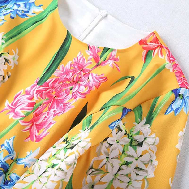 Женское Повседневное платье с круглым вырезом элегантное весеннее до середины