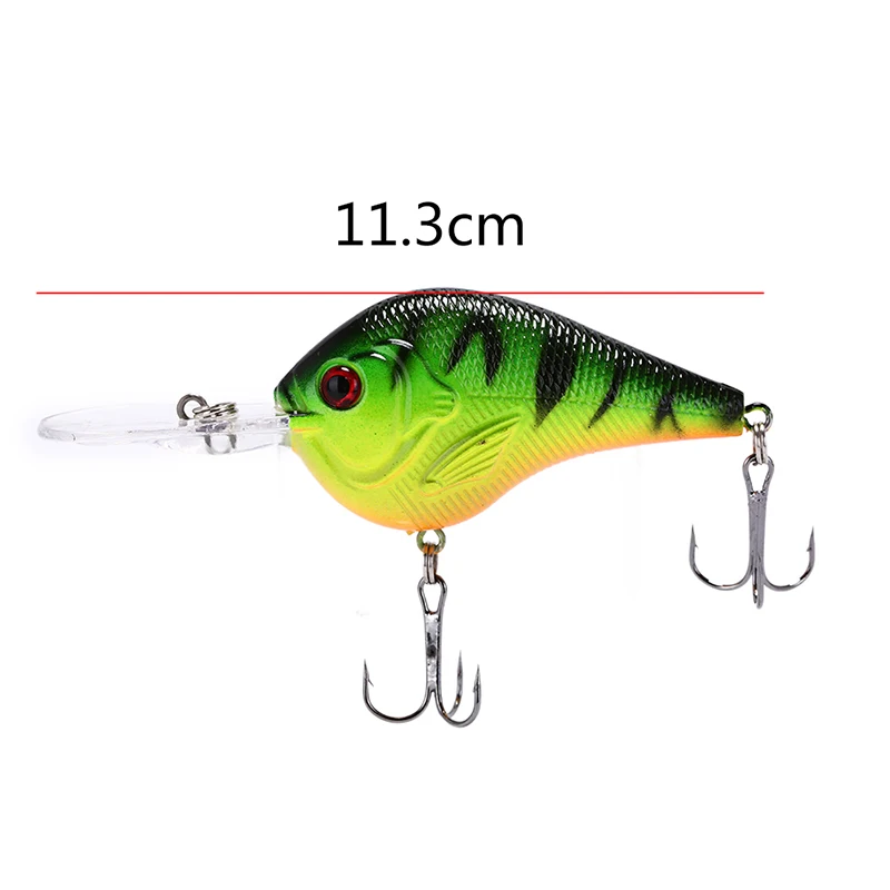 

Lifelike Wobblers With Hooks Floating Deep Diving Crankbait Fishing Lures 9.5cm/11g