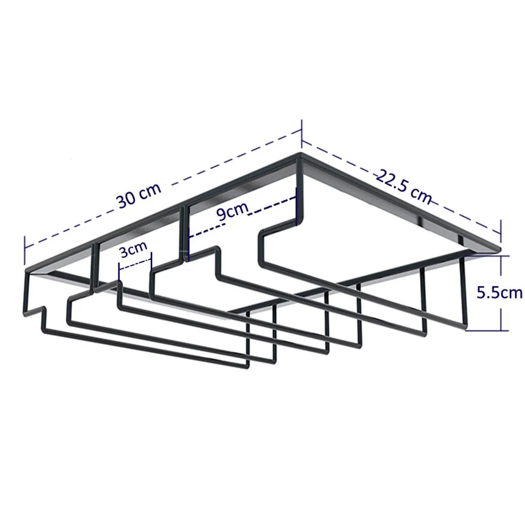 Подставка под шкаф держатель для Винных Бокалов металлический органайзер бара