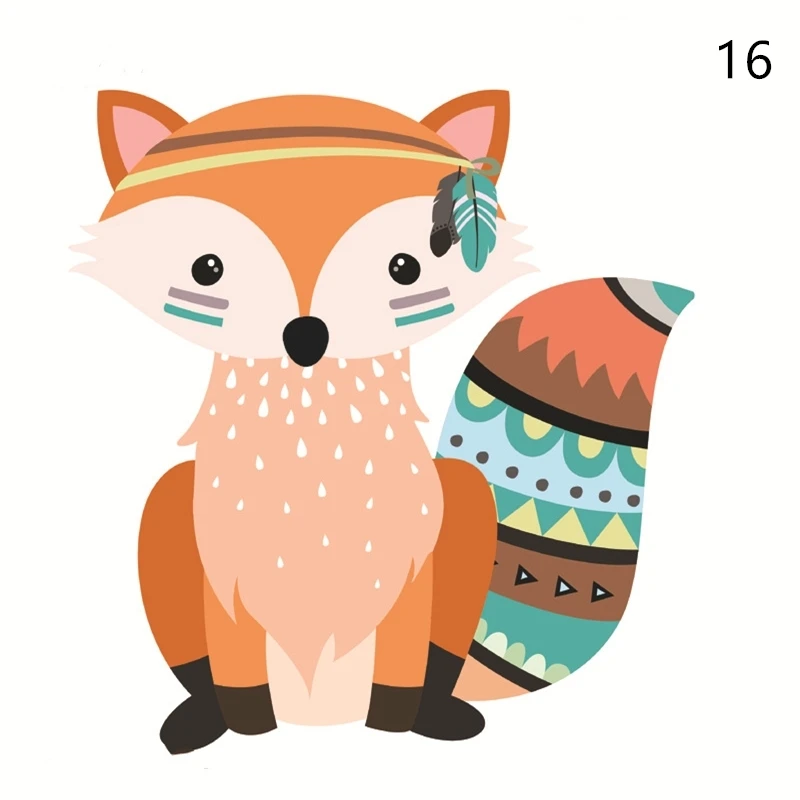 Настенные подвесные палочки в виде животных украшение детской комнаты