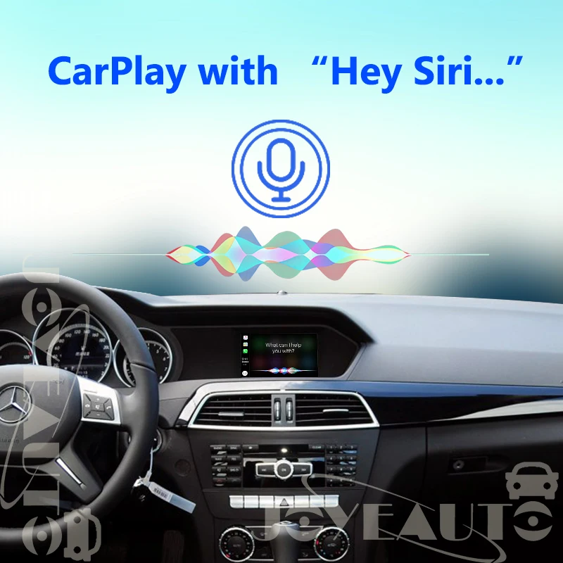 Joyeauto wifi беспроводной Apple Carplay Android авто зеркало A B C E G GL ML класс для Mercedes NTG4.5 4,7 автомобиль играть Airplay iOS 13