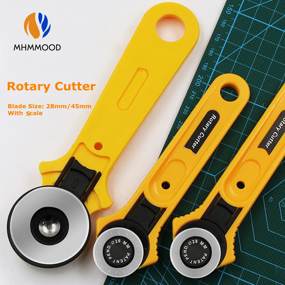 Роликовый нож для кожевенного резака инструмент с чешуей 28 мм/45 мм|Резка| |