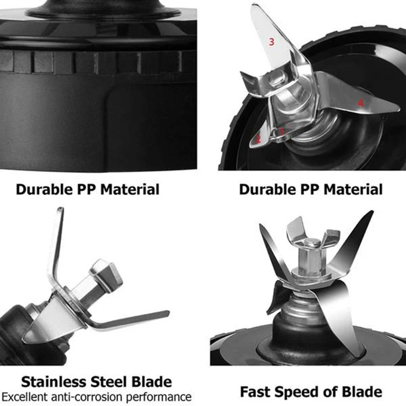 6 ласты Блендер с ниндзя лезвие запасная часть нижняя лодыжки в сборе 1 шайба