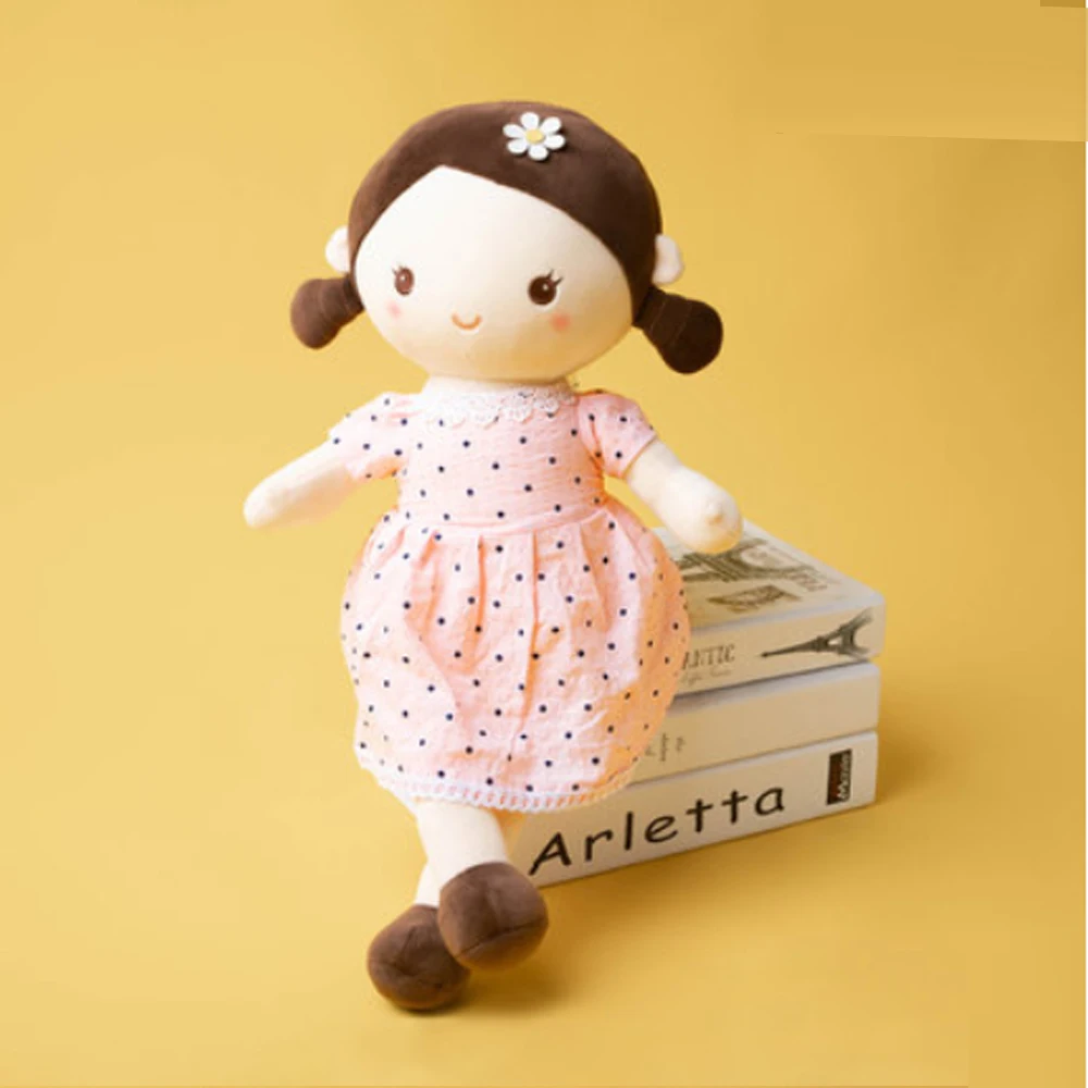 Новинка 2021 мягкая набивная кукла волнистая точка девочка принцесса рагдолл