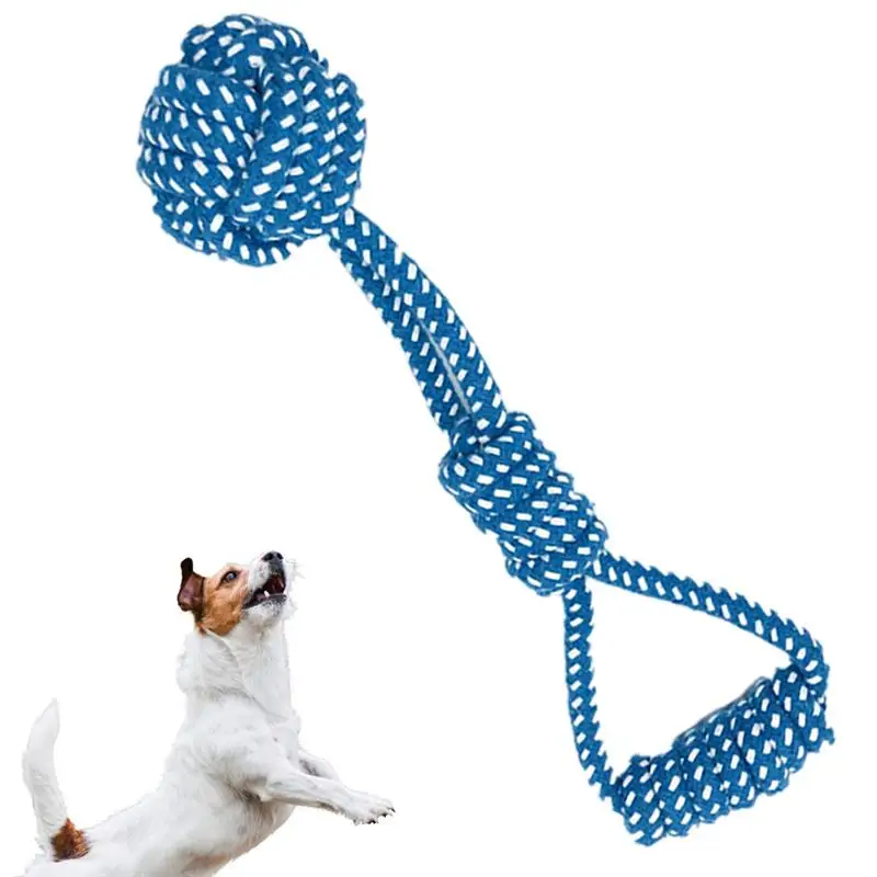 

Dog Cotton Rope Toy Bite Resistant Cat Interactive Toy Puppy Teething Tool Kitten Play Toy Dog Chew Toy Pet Supply Random Color