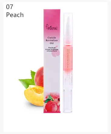 Peach 1 шт., алоэ, питательная масляная ручка для ногтей, лечение кутикулы, восстанавливающее масло, предотвращающее появление Agnail, маникюрные инструменты для ухода за ногтями, Прямая поставка - Цвет: Peach