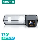 GreenYi 1080P HD 170  Автомобильная камера заднего вида для Mitsubishi Pajero Sport Pajero Dark Android автомобильный ПК