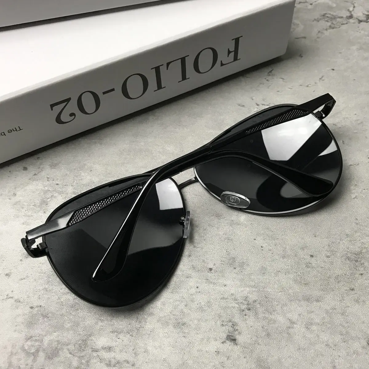 Мужские солнцезащитные очки Evove поляризационные большие очки-авиаторы 150 мм