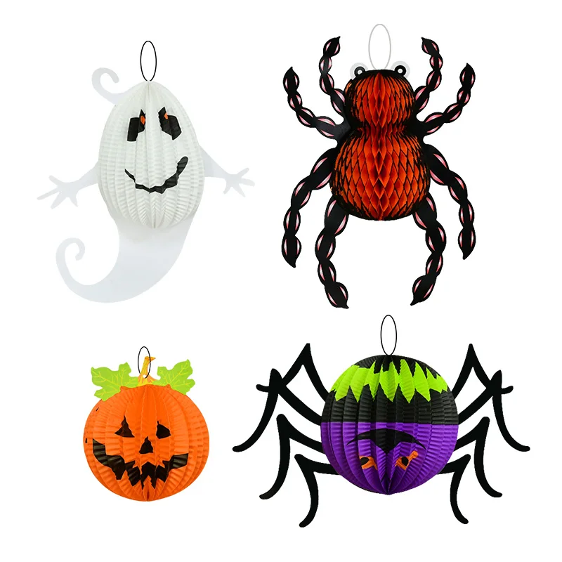 

1 шт. Хэллоуин кулон соты ведьмы ноги Тыква паук летучая мышь подвесное украшение Хэллоуин вечерние домашний декор привидение