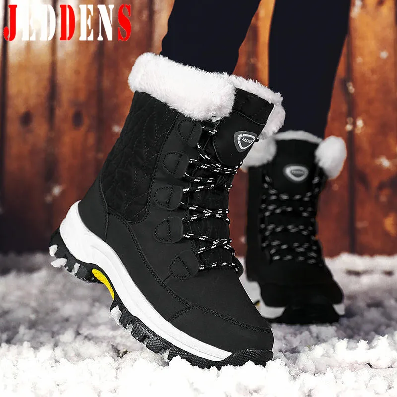 Faux Fur Boots Female Women Shoes Keep Warm Leopard Women's High Boots Fashion Soft Winter Shoes Lace Up Fur Woman Snow Boots W8 Faux Fur Boots Female Women Shoes Keep Warm Leopard Women's High Boots Fashion Soft Winter Shoes Lace Up Fur Woman Snow Boots W8