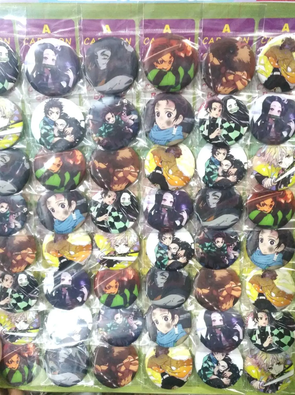 Круглая брошь в японском стиле аниме Kimetsu no Yaiba значок аксессуары для детской