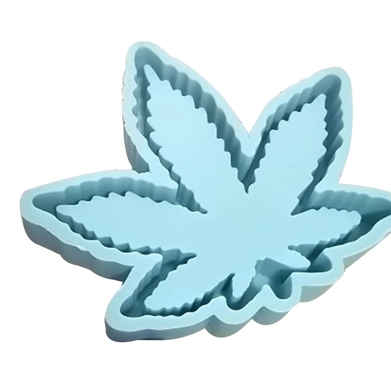 

Crystal Epoxy Coaster Cup Pad Resin Mold Maple Leaf Shape Potleaf Ashtray Silicone Mould DIY Crafts Decoration Making Tools