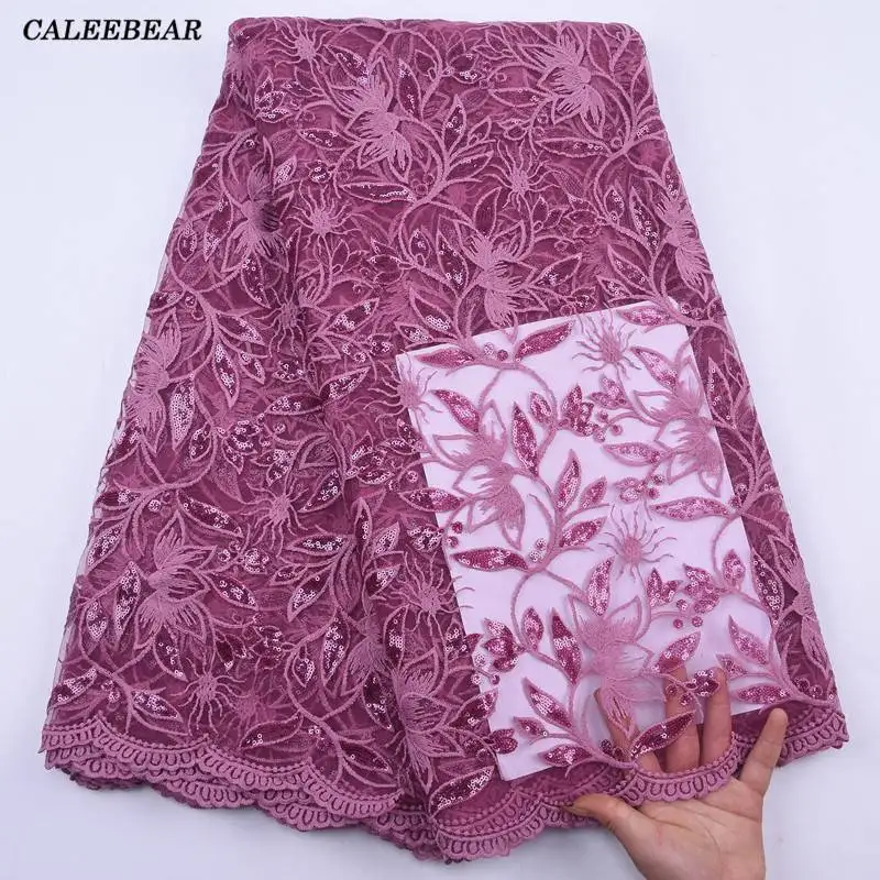 Последняя лук африканская кружевная ткань с блестками 2021 высокое качество