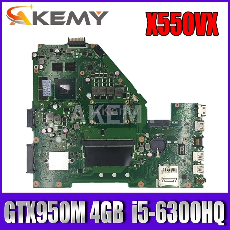 Материнская плата Akemy X550VX для ноутбука Asus K550VX X550VQ FH5900V материнская REV 2 0 GTX950M 4 Гб