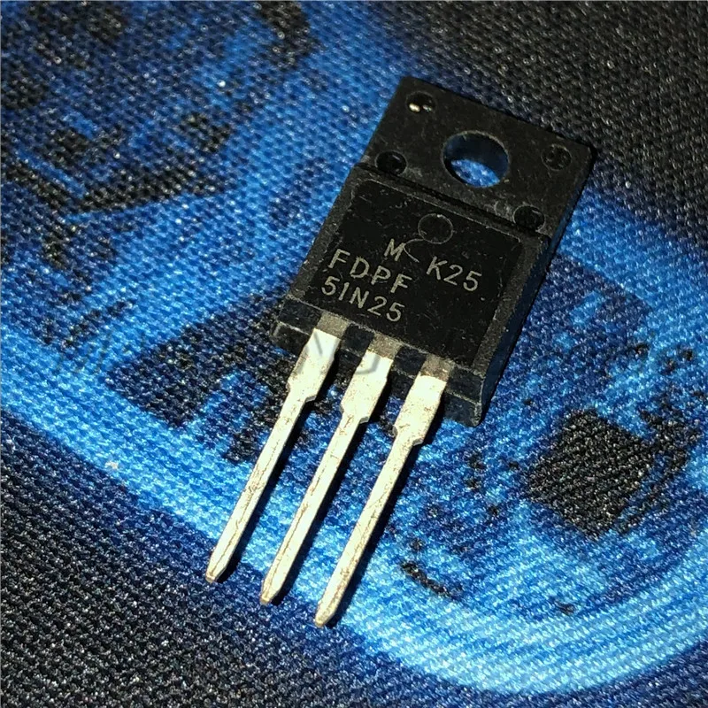 50 шт./лот FDPF51N25 51N25 51A 250V TO220F MOS трубка с полевым эффектом в наличии|transistores 50pcs| |