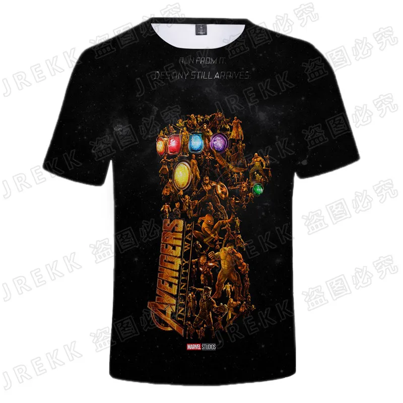 Футболка Thanos для мужчин и женщин Новинка лета 2021 забавная футболка с 3D принтом