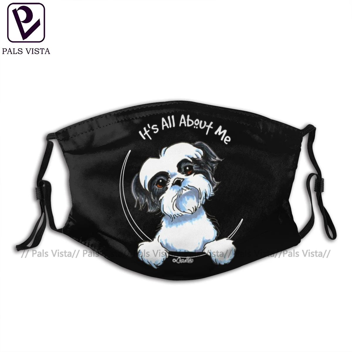 

Shih Tzu маска для лица Shih Tzu It S маска для лица All About Me смешная Kawai с 2 фильтрами для взрослых