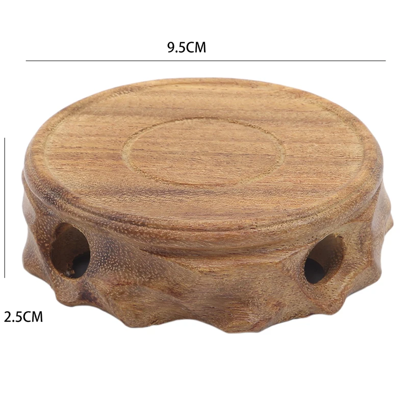 Деревянная подставка для стеклянных линз большая гадания и фотосъемки Lensball 95 100